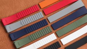 SDSXFluoro Rubber Watch Band CTS FKM Strap 18 19 20 21 22mm Cut to Size Fast Release Adjustable Universal Bracelet for Men WomenFYK