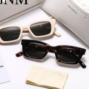 Kacamata Hitam UV Sunglasses Wanita Pelindung Matahari Bentuk Persegi Panjang