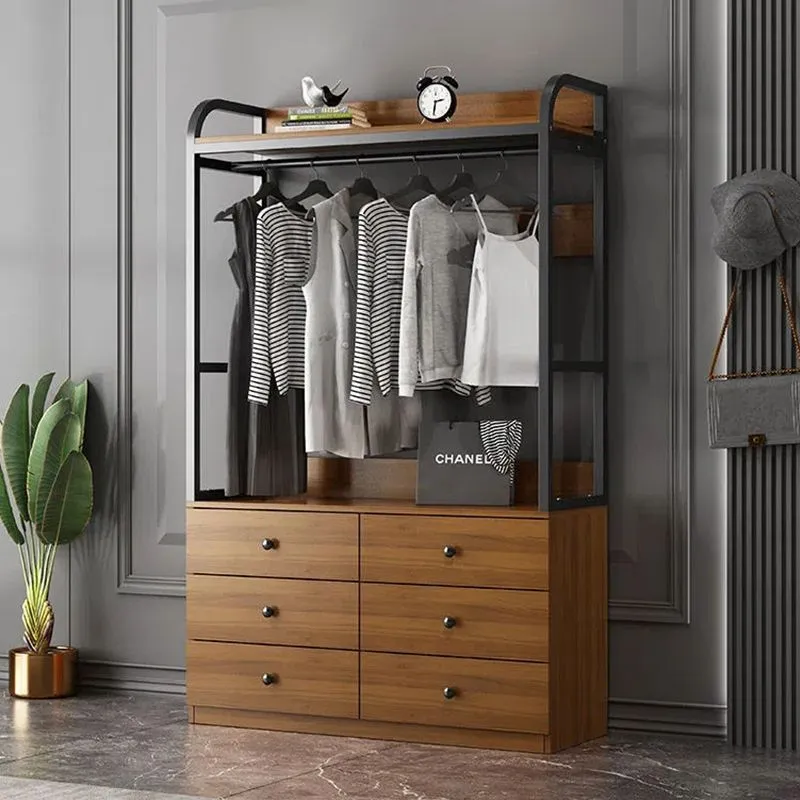 Clothes shop cabinet wood