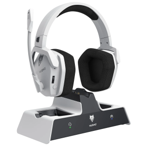 NUBWO G06 Dual Wireless Headsets Gamer with Microphone 2.4GHz Bluetooth 5.3 Gaming Headphones for PS5 PS4 PC Mobile Switch