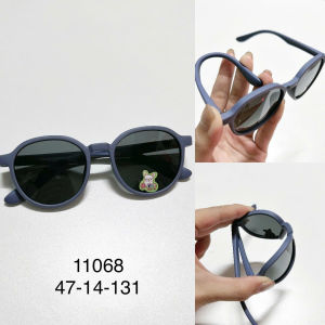 11068 Kính Mát Bé Gọng Dẻo Dáng Tròn Tròng Polarized Siêu Tốt