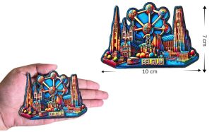 Belgium Brussels High-Quality Magnets. The Perfect Souvenir and Décor