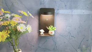 Creative Living Room Decoration Wall Light Modern Minimalist Bedroom Bedside Lamp With Usb Mobile Phone Charging Hole Study Reading Wall LampFast shipping