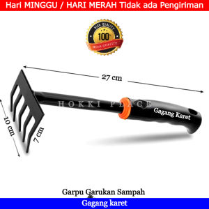 PACUL GARUK GARUT CANGKUL GARPU MINI 2 IN 1 FUNGSI ALAT BERKEBUN Garukan mini