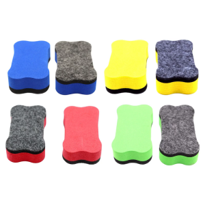 24 Pcs từ tính khô Xóa Tẩy xóa bảng trắng từ tính Đầy Màu Sắc Board Cleaner Cho Giáo Viên Sinh Viên