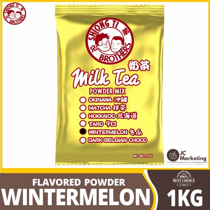 Shiong Ti Brothers Wintermelon Milk Tea Powder Mix 1kg Easy to
