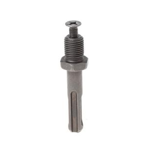 12mm Thread Dia SDS Plus Round Shank Drill Chuck Adapter Connector Gray