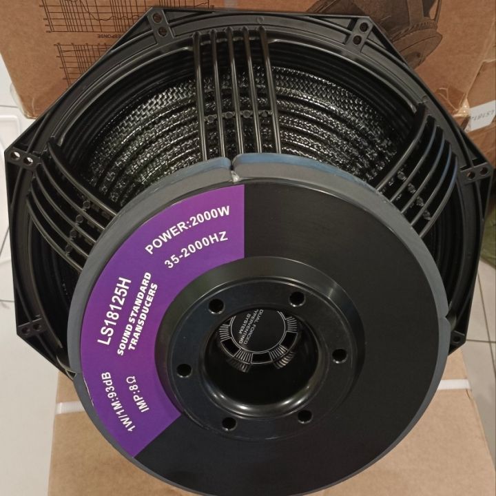 Speaker Component 18inc Daun Carbon LS 18125H Model RDW Huper VC