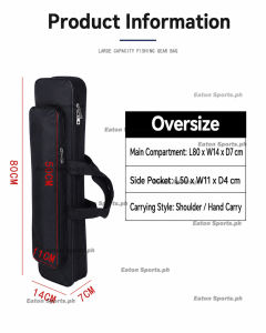 50/80CM Fishing Rod Bag Portable Short Rod Case Lightweight Fishing Rod Holder Storage Bag Fishing Gear Accessories