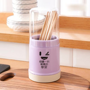 [HCM] Ống đũa Hộp Đựng Đũa Dễ Thương Có Nắp Chống Bụi Giá Dụng Cụ Bằng Nhựa Thân Thiện Với Môi Trường Đế Thể Tháo Rời-Randy