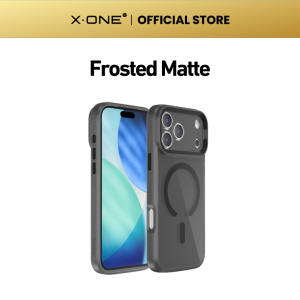 X.One Dropguard 2S Magnetic Impact Protection Case for iPhone 17 Pro Max/17 Plus Clear/Frosted Matte Kickstand Gripstand