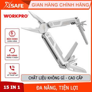 Kìm đa năng 15in1 Workpro - WP382002