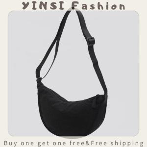 YINSI Crossbody Bag Nylon Dumpling Bag Shoulder Bag Trendy And Versatile Crossbody Bag