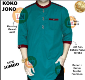 Baju Pria Muslim KOKO JOKO Bahan Katun Toyobo Premium Lengan 3/4 TERBARU TERMURAH TERLARIS