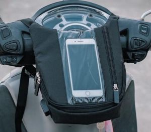 Túi grab ZDK treo đầu xe máy kèm bọc chống mưa có lỗ sạcngăn đựng đồ tiện dụngtúi treo đầu xe máy xem bản đồ đi phượt