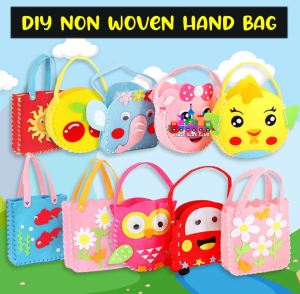 DIY Non Woven Hand Bag DIY Creative Handmade Cute Bag Non Woven