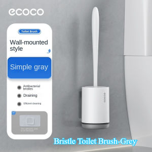 SyokSyok ECOCO Silicone Brush Head Toilet Brush Quick Drain Cleaning Tools for Toilet Wall-Mounted Household
