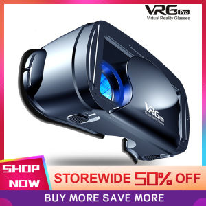 3D Vr Box Gaming Full Set With Controller Virtual Reality Glasses 5-7 Inches Immersive Headset Built-in HD Lens Movies/Games For Huawei Samsung Xiaomi Android And phone