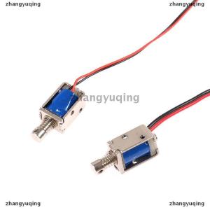 [COD] zhangyuqing DC 3V 5V 6V 9V 12V Push-Pull Solenoid Through Type Electromagnet Stroke 4mm