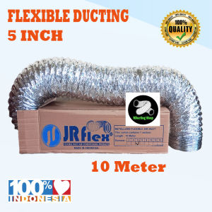 Saluran Udara Hexuast Fan Flexible Ducting 5 inch (10 Meteran)