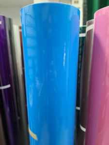 GLOSSY LIGHT BLUE STICKER WRAP for CAR / MOTORCYCLE
