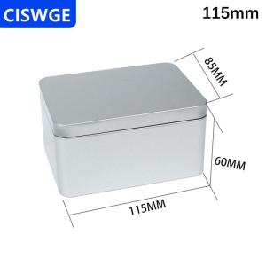 [COD] CISWGE AUTOPARTS Mini tinplate xà phòng Hộp kẹp tóc kim loại hình chữ nhật sắt hộp nhỏ vuông lưu trữ đồ trang sức Nail Beauty kẹo đồng xu trường hợp