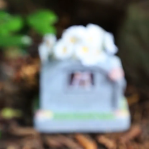 Engraved Pet Memorial Tombstone for Garden Resin Grave Marker for Passed Animals Cats Dog Loss Gravestones for Remembrances