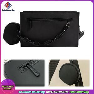 Vodool PU Leather Saddle Crossbody Purse Solid Color Fashion Handbag for Women