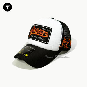 Topi Trucker Full Bordir Western -Topi Jaring Bordir Pria Wanita Terbaru-Trucker Hat Kekinian Viral