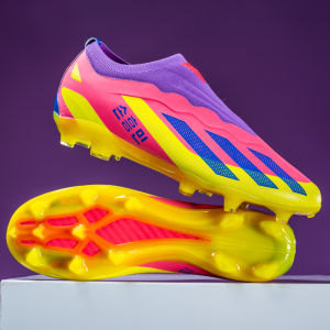 Colorful Futsal Shoes Couple Cleats Soccer Shoes New Men Women Training Football Boots Kids Outdoor Turf Sports Shoes