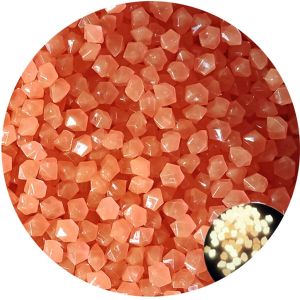 DFVDSPW Wide Use Glow In Dark Rhombus Colorful Lawn Decor Luminous Stones Aquarium Ornament Decorative Pebbles