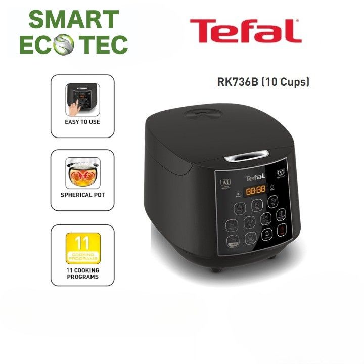 Tefal Rice Cooker RK736B65 Lazada
