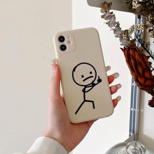 Case Vivo V21E T1 5G Y12 Y15 Y17 Y21 Y21A Y21E Y21S Y21T Y33S Y33T Y55 5G Y75 5G  Casing Stick Couple Estetic Transparant Premium