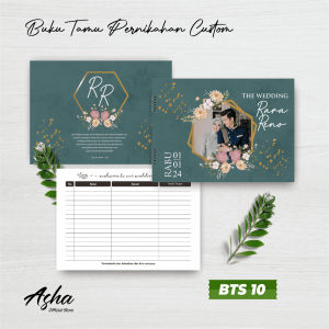 BUKU TAMU PERNIKAHAN CUSTOM/BUKU TAMU PERNIKAHAN/WEDDING GUEST BOOK