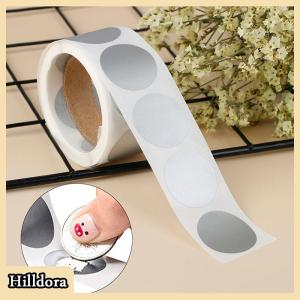 [Hilldora] 300 cái Vòng bạc scratchs Off Stickers 1 inch scratchc Off nhãn Sticker