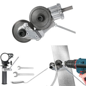 Adaptor Bor Pemotong Seng Alat Potong Gunting Plat Besi Mesin Bor Refitting