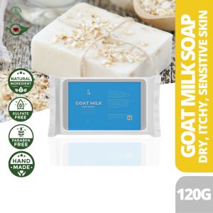 Eco Premium Goat Milk Soap Bar with Honey 120G Natural Organic Nourishing All Skin Types