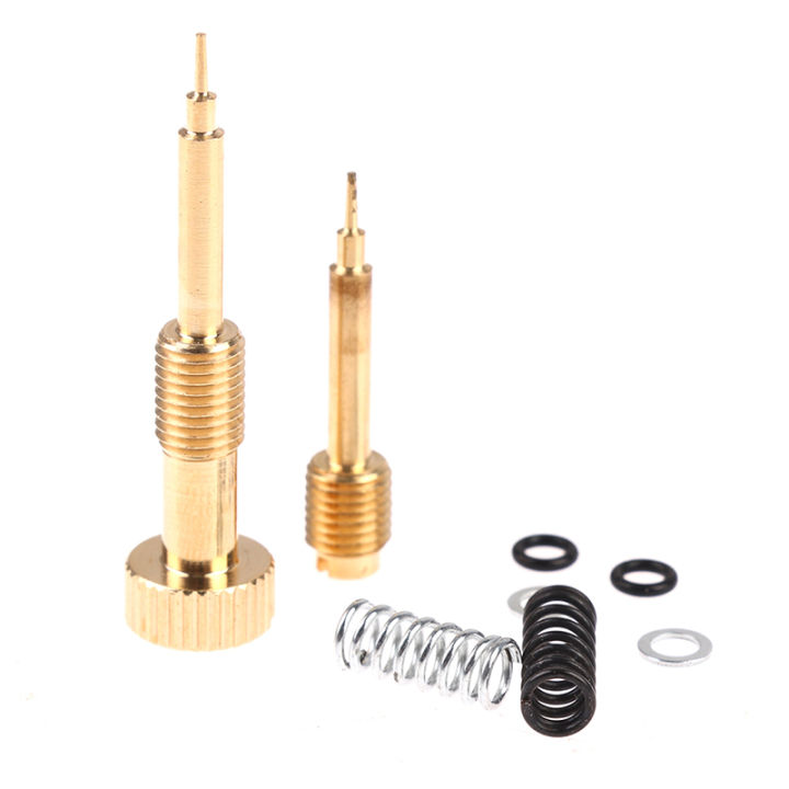 OUFEN Metal Motorcycle Carburetor Air Adjusting Screw Idle Mixture Fuel ...