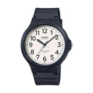 CASIO ORIGINAL - CASIO MW-240-7B - MEN - Black - Strap Rubber - Jam dunia JD18ST # Jam Tangan Pria Cowok Anti Air Digital Analog + CASIO MW 240 7B MW-240 240 MW240 $ WR5 STR SD7 HT7