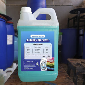 Komodo Shine Liquid Detergent Anti-Bakteri Botol Besar 5 Liter - Sabun Pencuci Pakaian Premium
