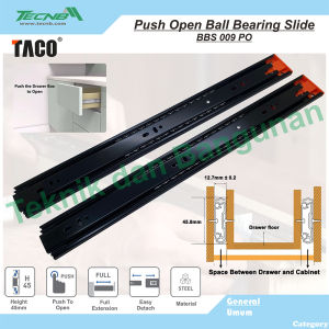 Rel Laci Push Open Taco BSS-099 30cm (Full Extension)