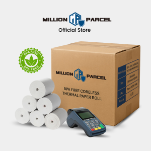 (Bulk) BPA FREE Coreless Thermal Paper Roll | Receipt Paper Roll | Credit Card NETS Cashier Receipt Roll