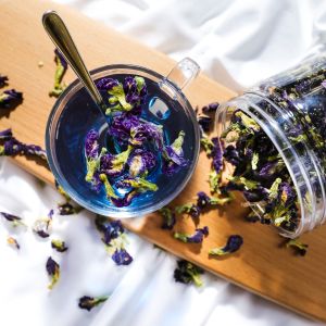 Hoa Đậu Biếc sấy khô pha trà pha nước uống nấu ăn - BUTTERFLY PEA FLOWER The Nuts Valley