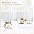 Acrylic Hair Accessories Organizer Holder,360-Degree Rotating Claw Clip Organizer,Hair Clip Organizer Display Clear Stand for Dressing Table for Women and Girls. 