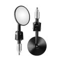 Universal Motorcycle handle end circular mirror Rear View Mirror Cafe Racer Bar End Side Mirrors For Benelli Leoncino 500 250 BJ500 KTM DUKE BMW SUZUK GSX-R750 Honda Rebel500 cm300 cmx500 etc. 