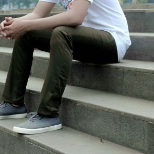 Celana Chino Panjang Polos Kasual Pria  Jumbo Big Size 46