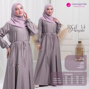 Baju Gamis Wanita Dewasa / Rauna / GF-14 / Fashion Muslim 2023