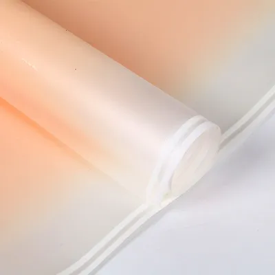[5 LEMBAR] Flower Wrapping Bi Color Cellophane 60X60Cm Waterproof Kertas Bunga Gradient