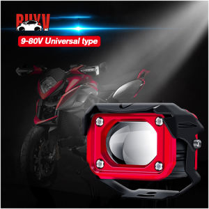 BuyV Metal LED Spotlight White Light Yellow Light Spot Light Waterproof Off-road Lights Retrofit Auxiliary Light For Cars Motorcycles