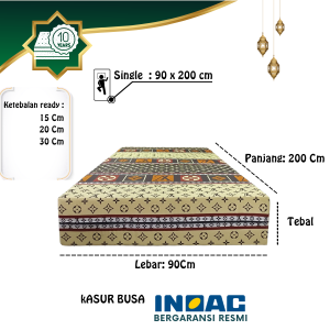 Kasur busa Inoac ketebalan 30cm. Original product INOAC garansi resmi 10 Tahun